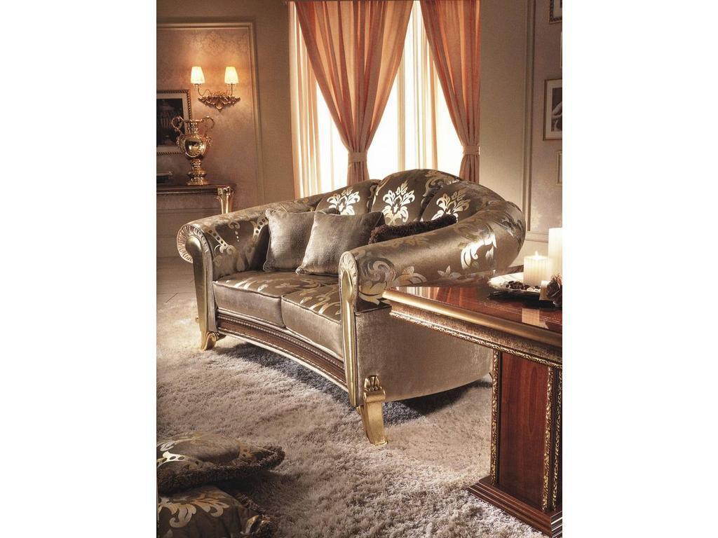 Arredo Classic: Giotto: диван 3-х местный Джотто ткань кат. G (золото)