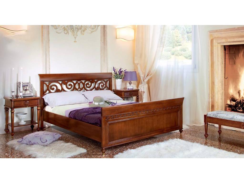 Monte Cristo: Bourbon: кровать 160х200  (noce chiaro)