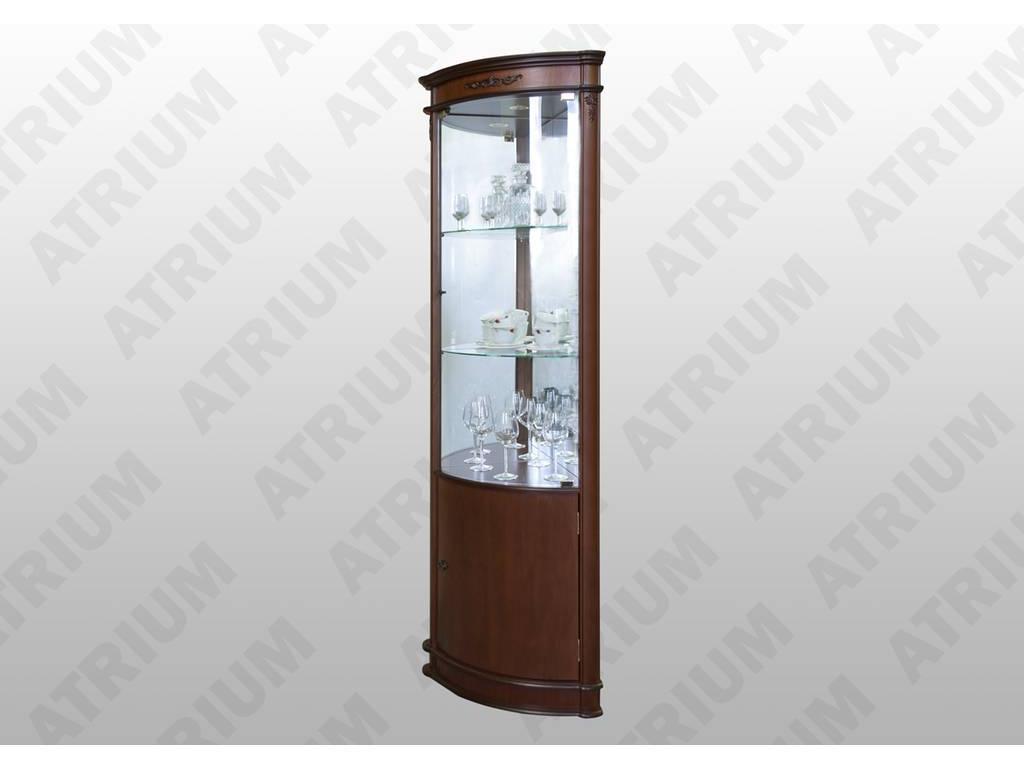 Atrium: Атриум: витрина угловая  (орех)