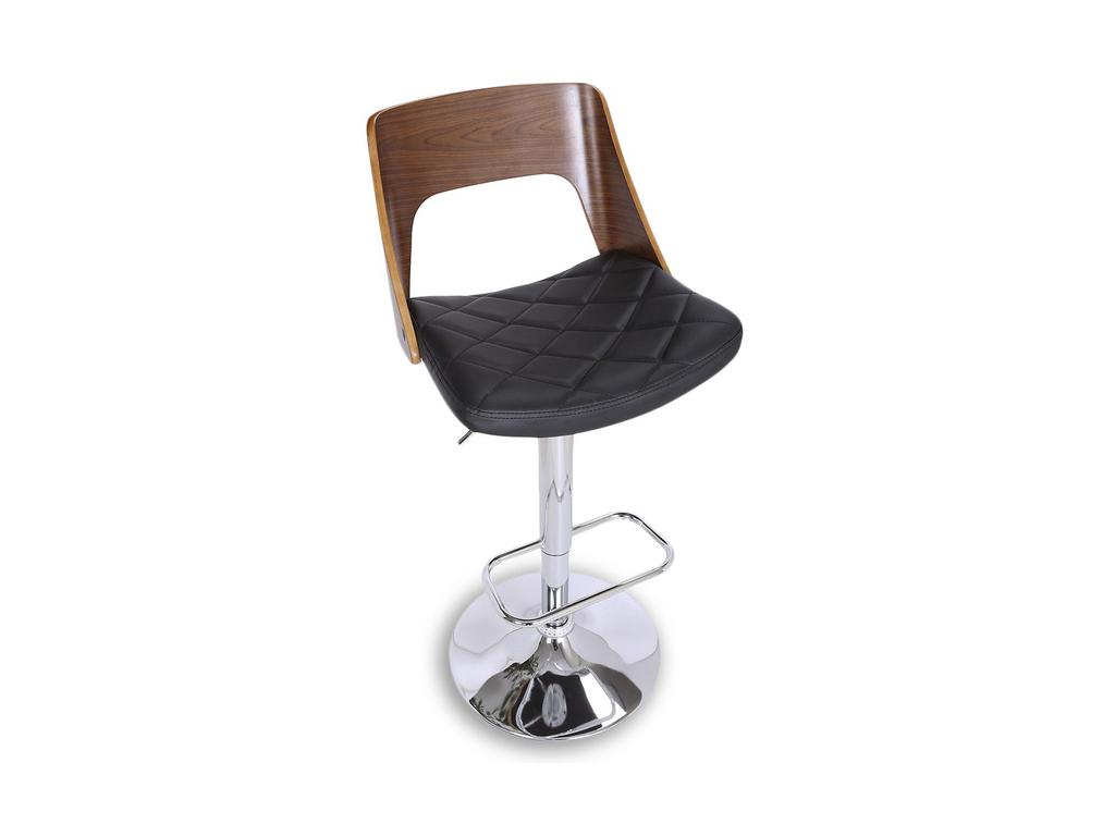 ESF: стул барный  (черный, хром)