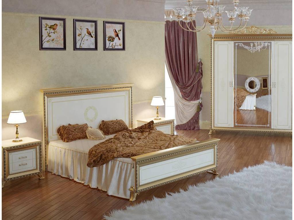 Мэри: Версаль: кровать 180х200  (слоновая кость)