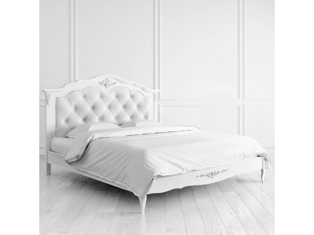Latelier Du Meuble: Silvery Rome: кровать  180х200 (белый, серебро)
