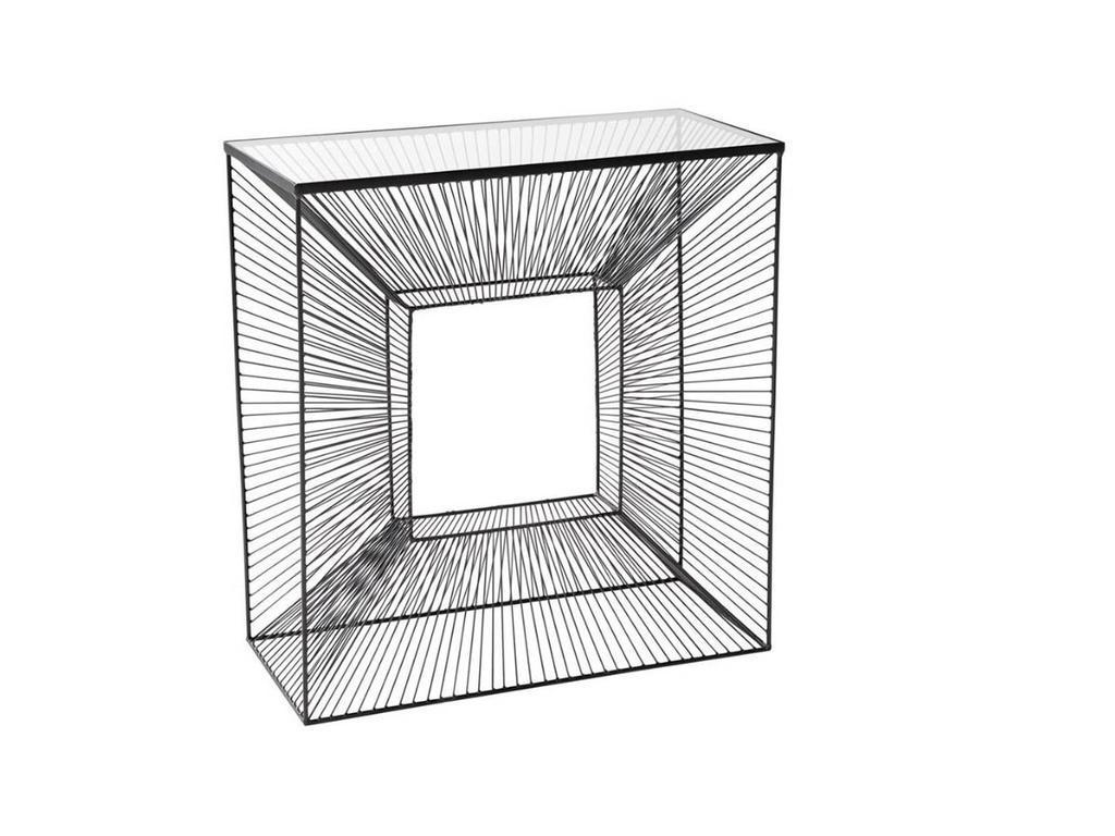 Hermitage: Стиг: консоль квадратная  (черный)