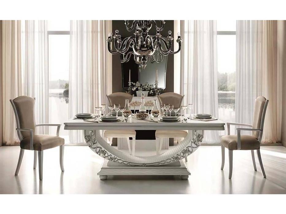 Arredo Classic: Miro: стол обеденный раскладной (белый)