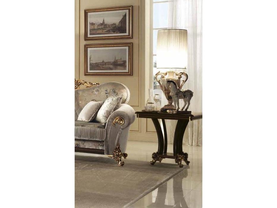 Arredo Classic: Sinfonia: стол журнальный (орех, золото)