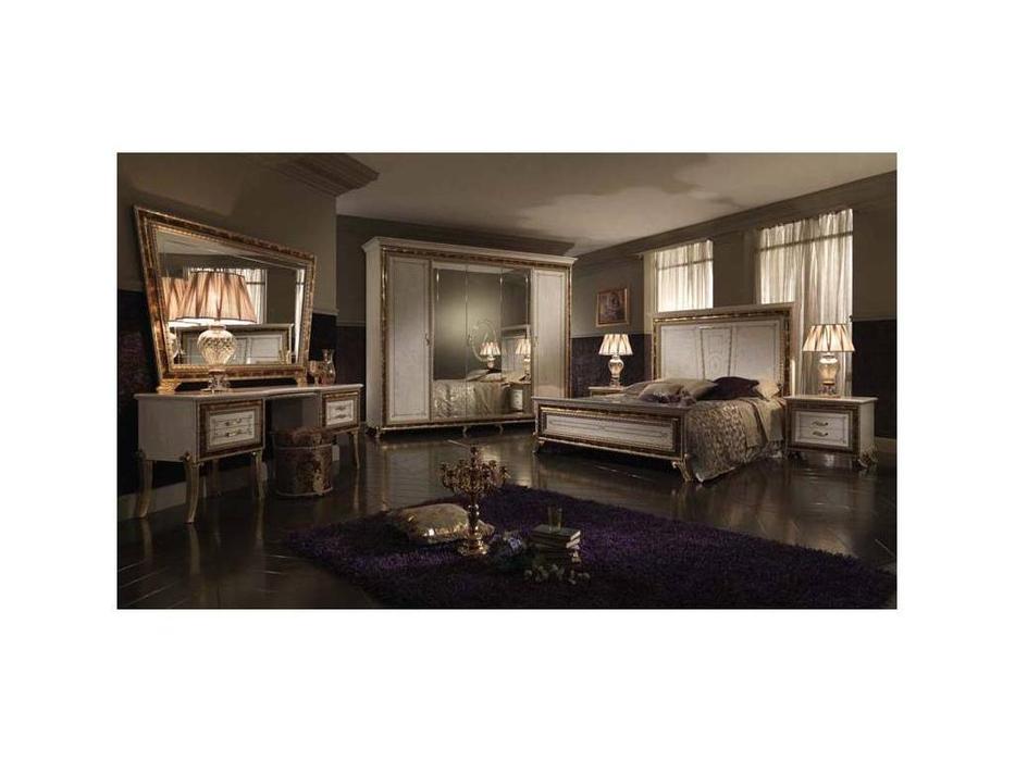 Arredo Classic: Raffaello: кровать 180/200х200 (слоновая кость, золото)
