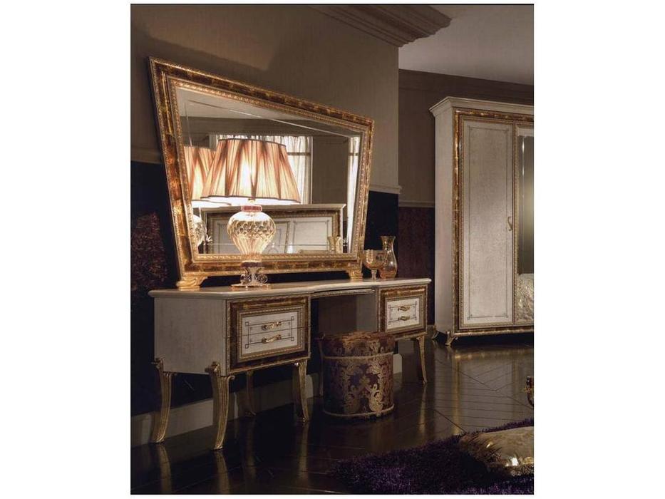 Arredo Classic: Raffaello: зеркало к столу туалетному (слоновая кость, золото)