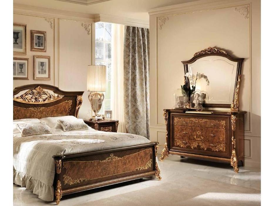Arredo Classic: Sinfonia: зеркало для комода  (орех, золото)