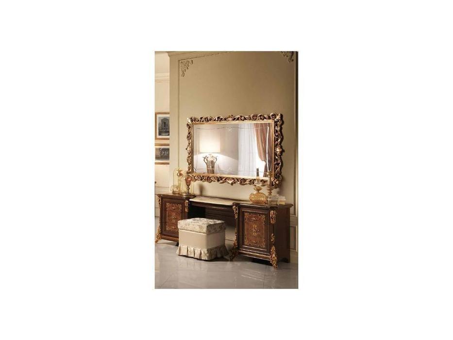 Arredo Classic: Sinfonia: зеркало  для туалетного стола (орех, золото)