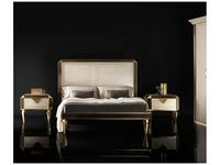 Arredo Classic: Diamante: кровать 160х200 (слоновая кость, вяз, золото)
