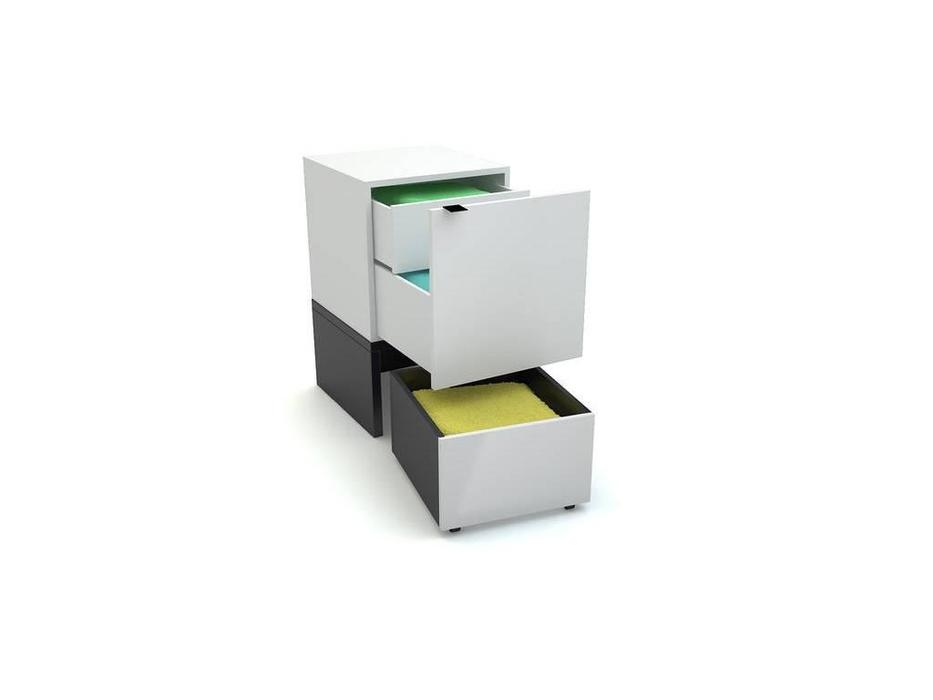 Vox: Young Users: тумба-кубик 1-дверный с ящиками (белый)