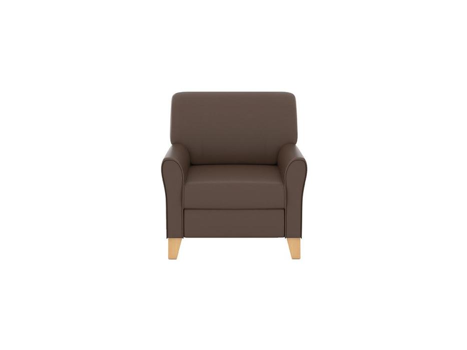 Евроформа: Европа Вуд: кресло (коричневый)