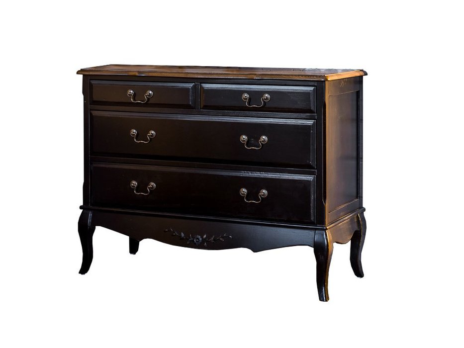 Mobilier de Maison: Provence: комод (черный со старением)