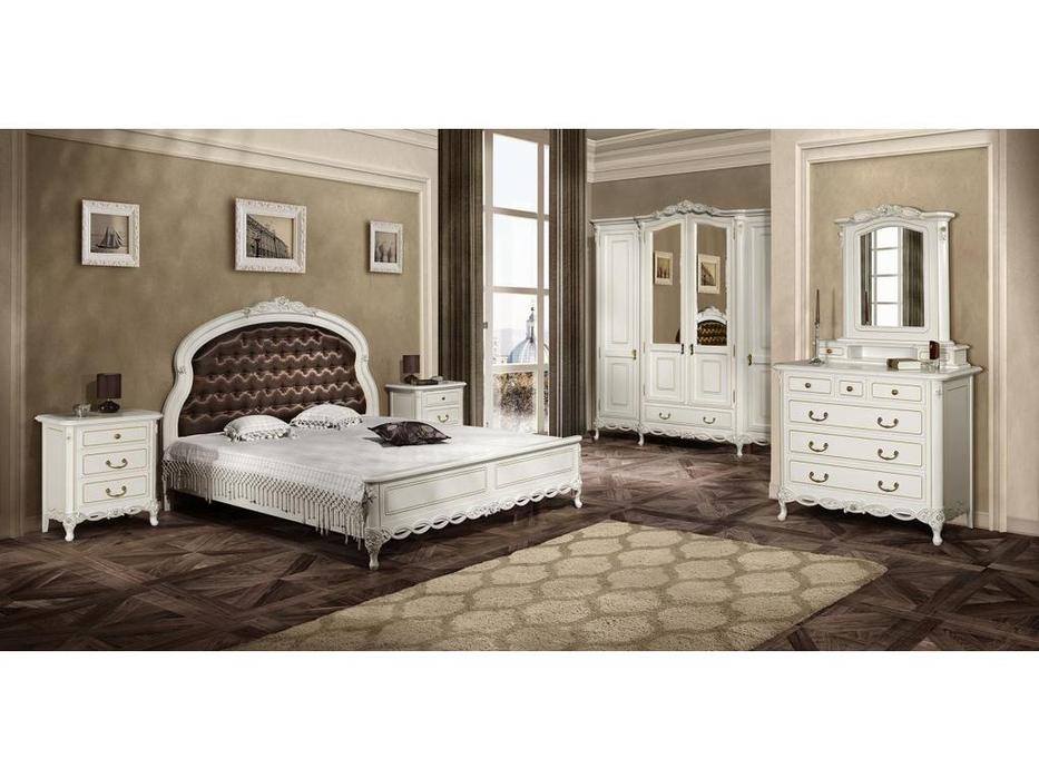 Simex: Флора: кровать 180х200 (слоновая кость)