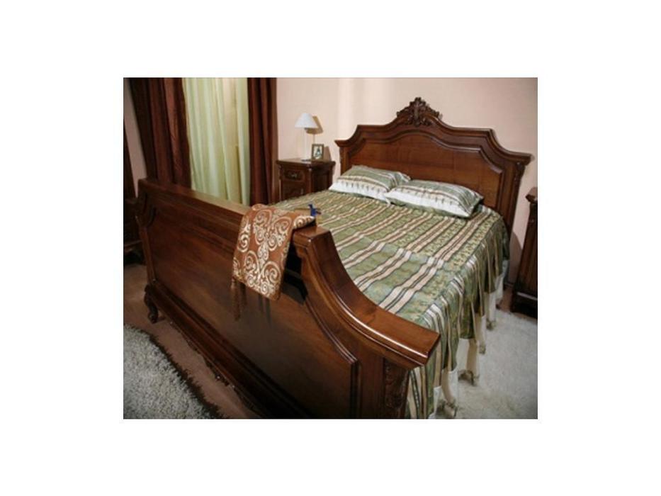 Simex: Роял: кровать 160х200 (орех)