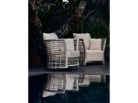 Skylinedesign: Villa: кресло садовое  с подушками (WHITE MUSHROOM)
