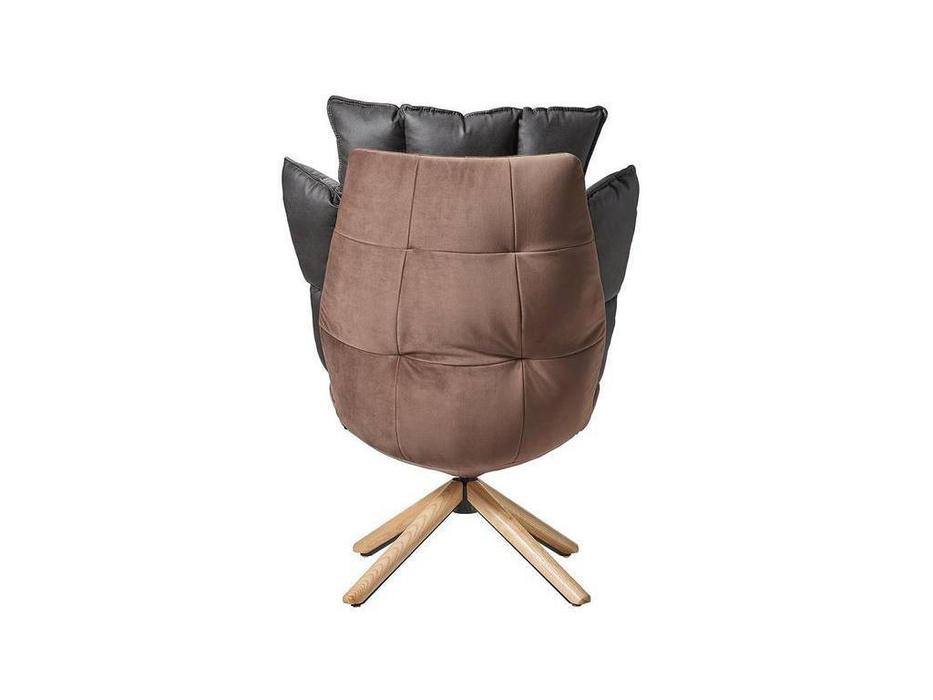 ESF: кресло  вращающееся (коричневый, серый)