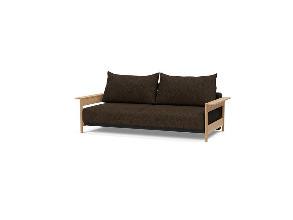 Innovation: Malloy Wood: диван-кровать с подлокотниками (коричневый)