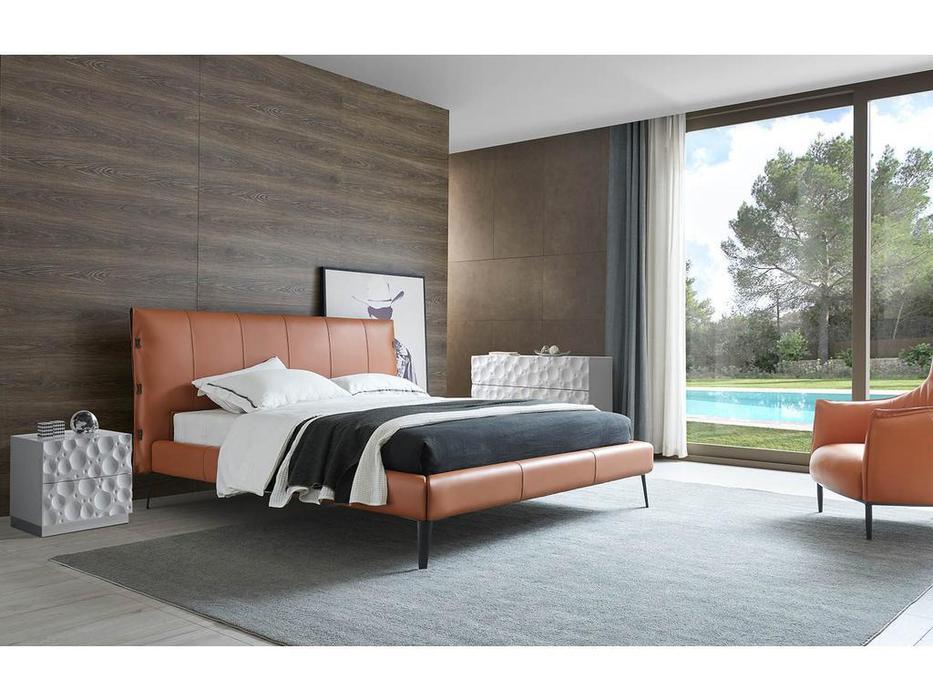 ESF: GC1727: кровать 160х200  (коричневый)