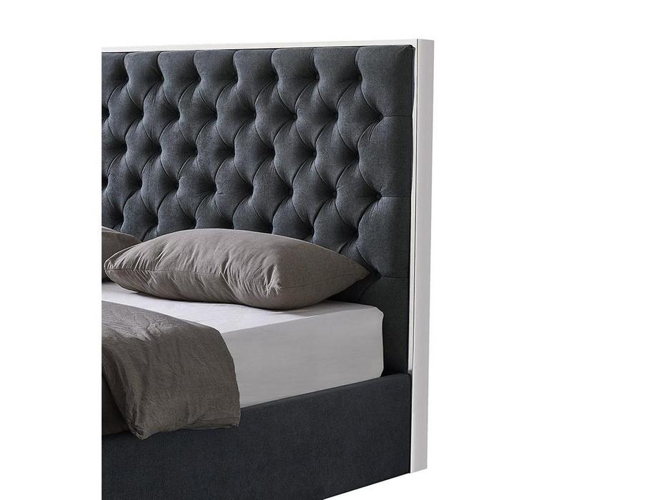ESF: LBD1704: кровать двуспальная 180х200 (серый)