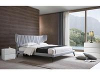 ESF: GC1801: кровать двуспальная  180х200 (серый)