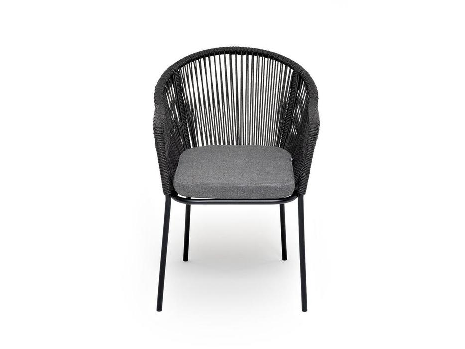 4SIS: Лион: стул садовый с подушкой (темно серый)