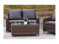 4SIS: Кон Панна: диван садовый  с подушками (коричневый)