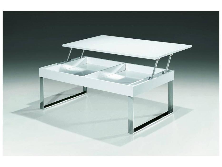 Dupen: стол журнальный-трансформер Dupen J030 (белый лак)