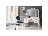 Taranko: Wersal: стол туалетный  с зеркалом (белый)