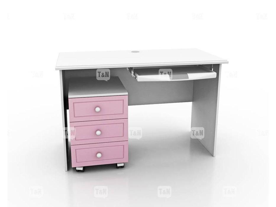 Tomyniki: Michael: стол письменный  (белый, розовый, зеленый, беж)