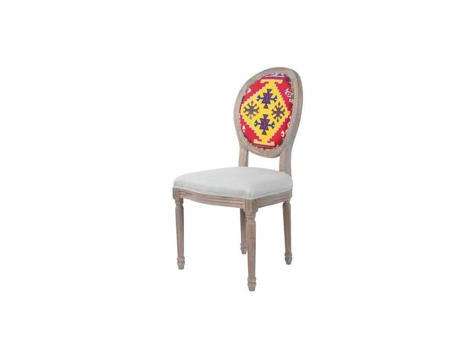 Interior: Miro: стул  (беж, цветная спинка)