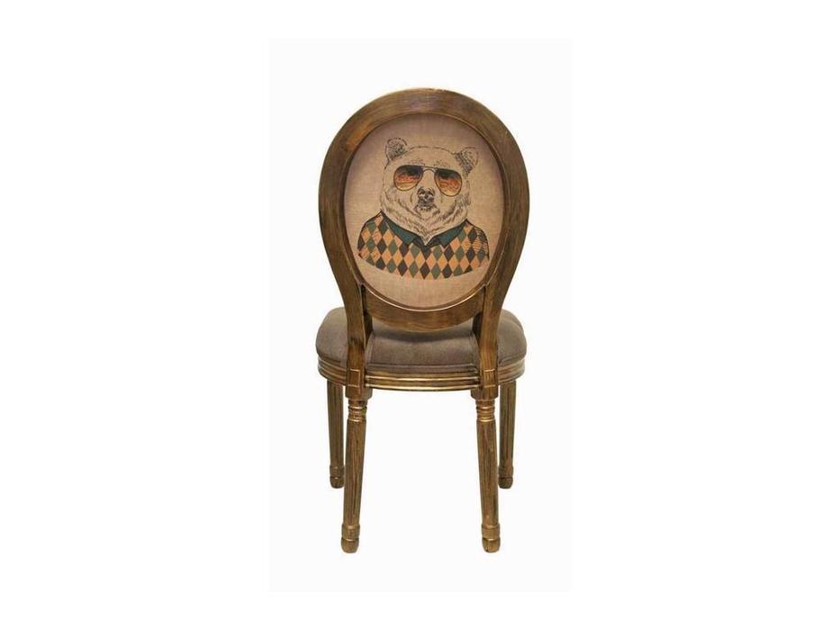 Interior: Volker: стул  (коричневый, золото состаренное, бежевый)