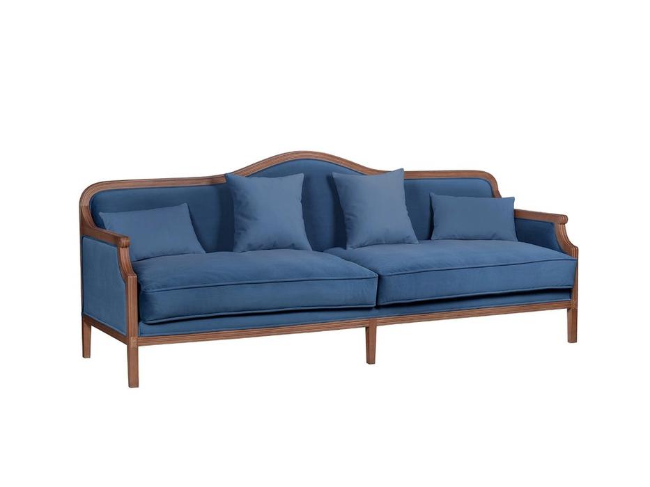 Interior: Madesta: диван 4 местный  (синий)