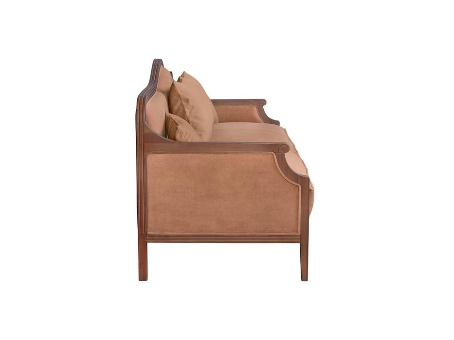 Interior: Madesta: диван 4 местный  (коричневый)