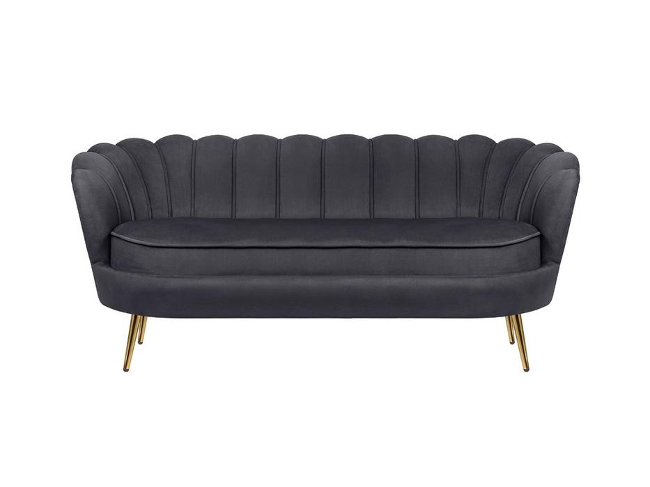 Interior: Pearl Triple: диван 3 местный ракушка (черный)
