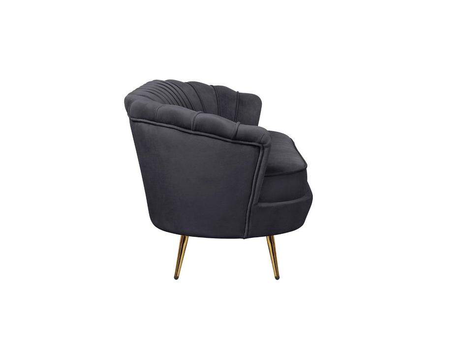 Interior: Pearl Triple: диван 3 местный ракушка (черный)