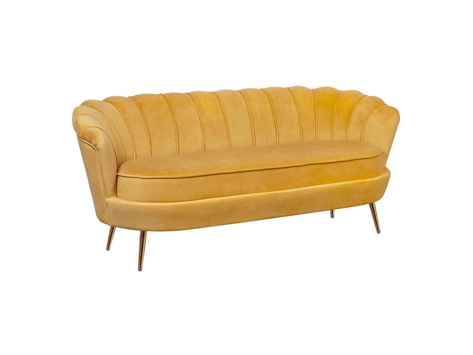 Interior: Pearl Triple: диван 3 местный ракушка (желтый)