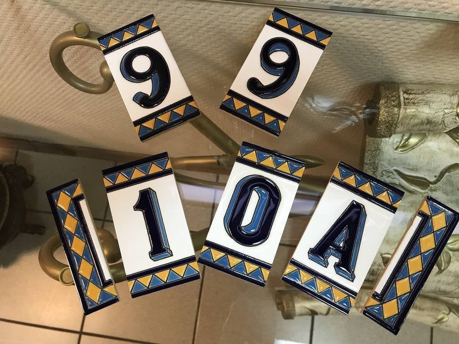 Artecer: Tamano: номер на дверь 10А Rombo