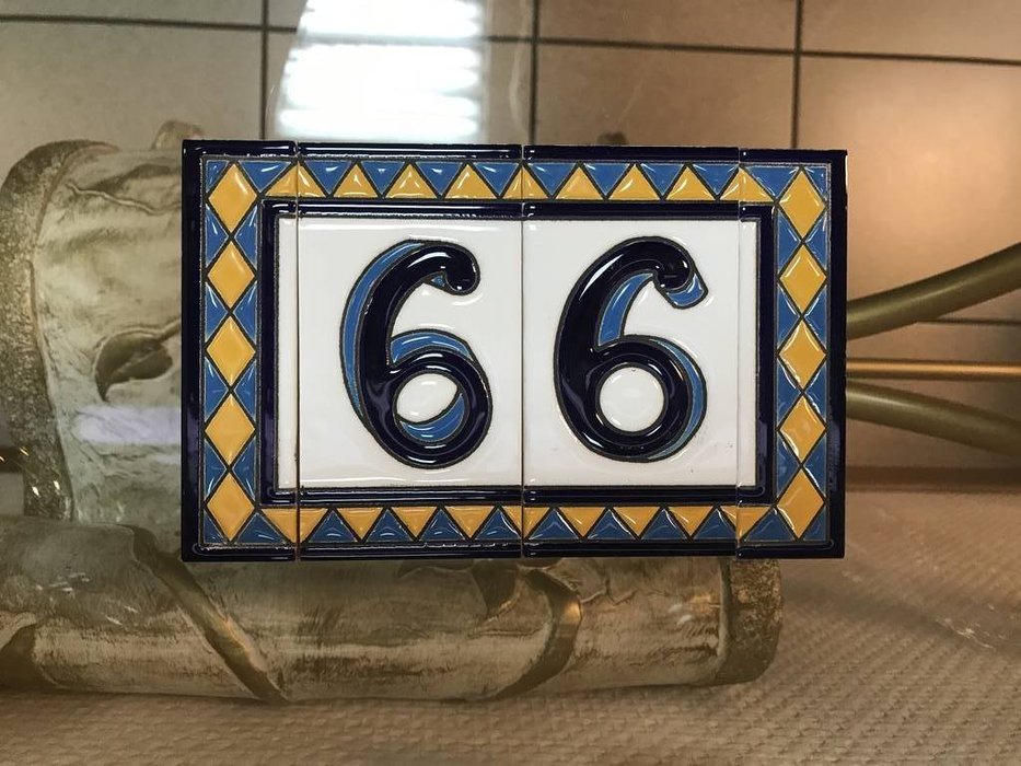 Artecer: Tamano: номер на дверь 66 Rombo