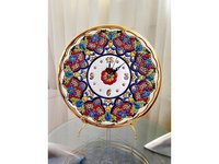 Artecer: Ceramico: тарелка-часы диаметр 23см (золото, разноцветный)