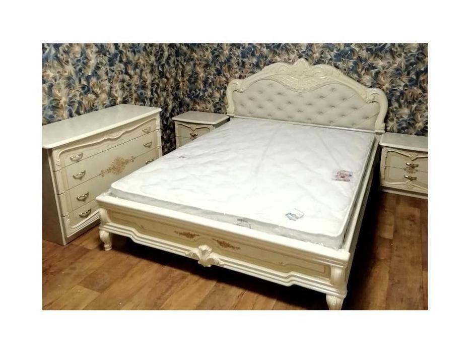 Dia: Диана: кровать двуспальная 160х200 (беж)