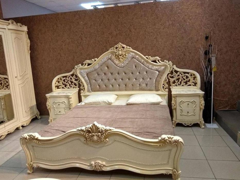 Dia: Джоконда: кровать 180х200 (крем, золото)