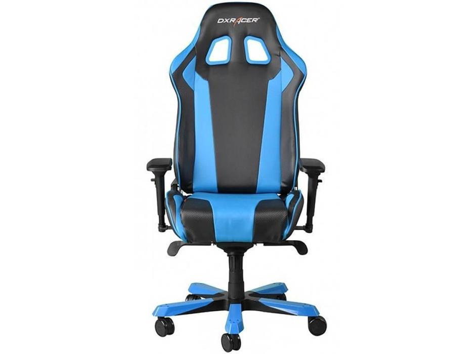 DXRacer: King: кресло компьютерное  (черный, синий)