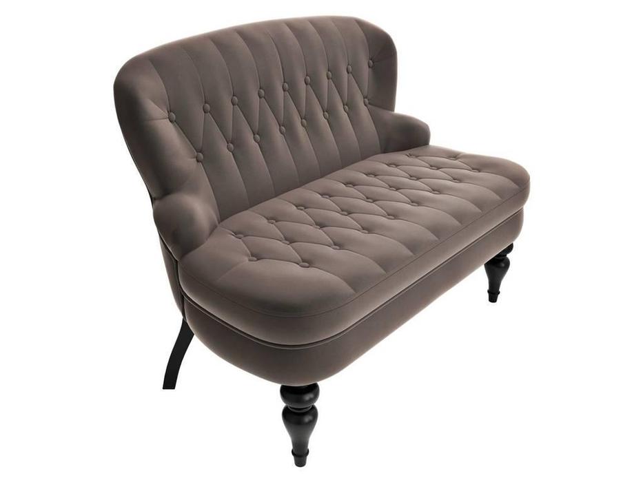 LAtelier Du Meuble: Canapes: диван 2-х местный  (коричневый, черный)