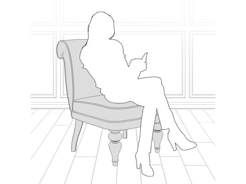 LAtelier Du Meuble: Лира: кресло  (серый клетка, черный)