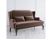 LAtelier Du Meuble: Френсис: диван 2 местный  (коричневый, черный)