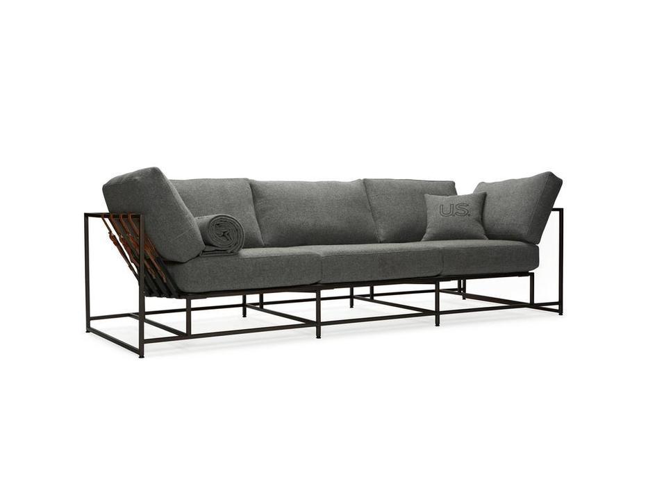 The Sofa: Loft: диван 3-х местный Комфорт (серый)