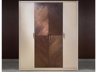 Timber: Венеция: шкаф 4 дверный  (меланж, орех)