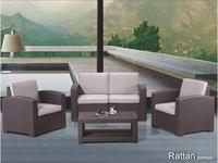 Rattan: Premium: диван и кресла  Premium 4 (венге)