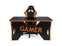 Generic Comfort: Gamer: стол компьютерный  (черный, оранжевый)